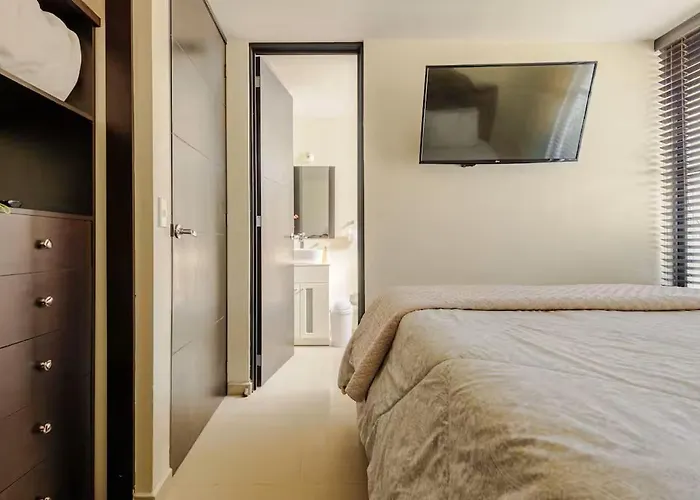 Shinyado Departamento Minimalista 4piso Sin Elevador Cdmx Mexico City